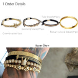 His and Hers Crown bracelet set