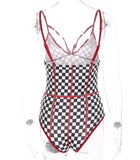 Checkered Bodysuit