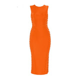 Side Weaved bandage dress