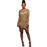 Gold Mesh dress