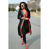 3 Piece Red And Green Robe Set