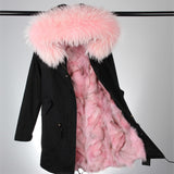 Hooded Fur Coat