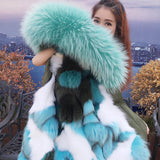 Hooded Fur Coat