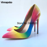 Rainbow Heels