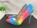 Rainbow Heels