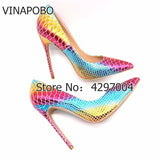 Rainbow Heels