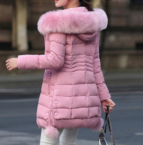Faux Fur Down Jacket