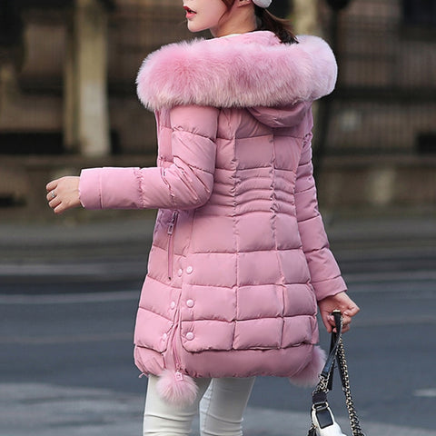 Faux Fur Down Jacket