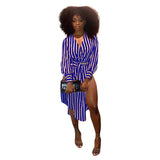 Striped Shirt Dress