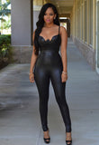 Faux Leather catsuit