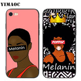 Melanin Poppin Silicone iPhone Case