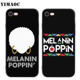 Melanin Poppin Silicone iPhone Case