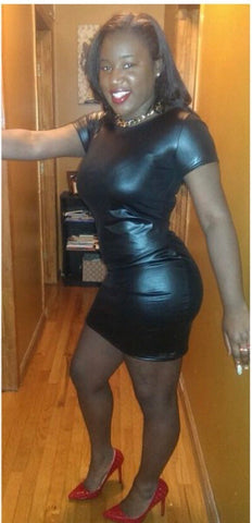 Leather Bandage Dress