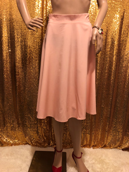 Peach skirt