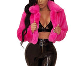 Faux Fur Collared Bomber