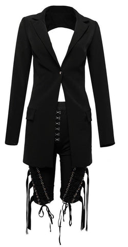 Two piece blazer set