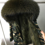 Camo Fur Parka